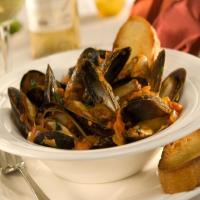 Mediterranean Mussels With Wine image