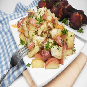 Roasted Red Potatoes with Truffle Oil and Parmesan_image