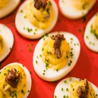 Steak and Crab Deviled Eggs image