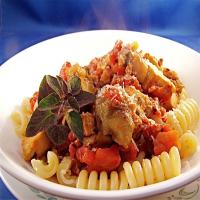 Penne With Grilled Chicken and Eggplant image