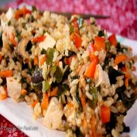 Clean Eating Wakame Brown Rice Salad With Tofu image
