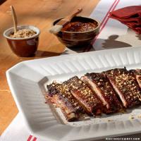 Oven-Roasted Ribs with Chipotle-Molasses Barbecue Sauce image