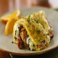 Salmon and Cream Cheese Omelet image