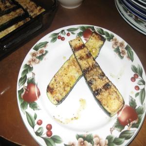 Grilled Zucchini With Garlic and Lemon Butter Baste_image