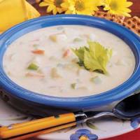 Creamy Potato and Cheese Soup image