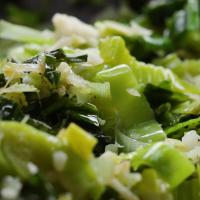 Broccoli & Cauliflower Stem And Leek Sauté Recipe by Tasty_image