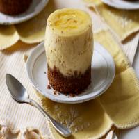 Mini mango and passionfruit baked cheesecakes recipe_image