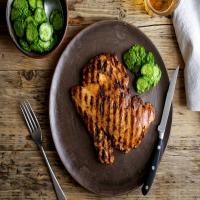 Grilled Chicken Breasts With Spicy Cucumbers image