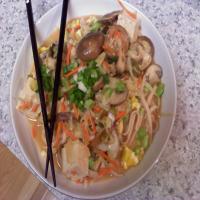 Spicy Tofu Udon Noodle Bowl_image