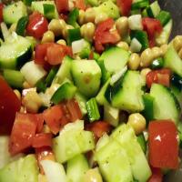Israeli Chickpea Salad image