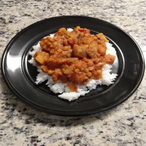 One-Pot Vegan Potato-Lentil Curry_image