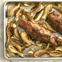 Roasted Pork Tenderloin with Fennel and Garlic_image