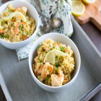 Risotto with Lemon and Shrimp for Two image