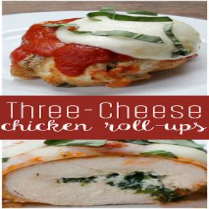 Three Cheese Chicken Roll-Ups Recipe_image