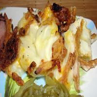 Potato Casserole With Fried Onions_image