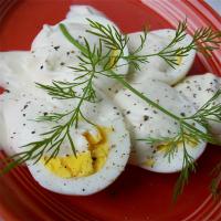 Russian Eggs With Horseradish Sauce image