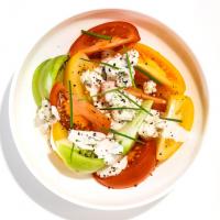 Tomatoes and Blue Cheese image
