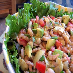 Artichoke Avocado Shrimp Salad image