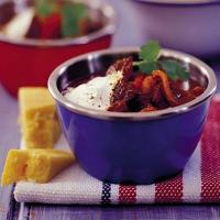Spicy beef stew with beans & peppers_image