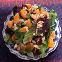 Satsuma Oranges, Dried Cranberries & Blue Cheese Salad_image