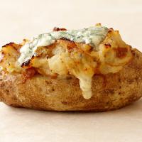 Twice-Baked Potatoes with Caramelized Onions and Blue Cheese_image