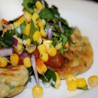 Vegetable Fritters With Corn Salsa (Can Be Gluten-Free) image