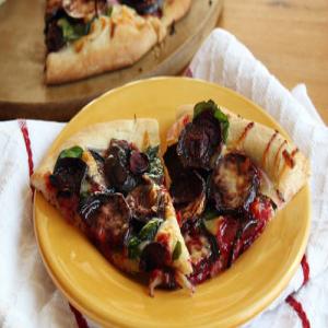 Roasted Beet and White Cheddar Pizza image