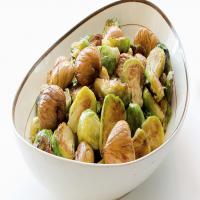 Caramelized Chestnuts and Brussels Sprouts image