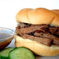 Easy Slow Cooker French Dip image