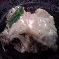 Portobello Lasagna With Basil Cream_image