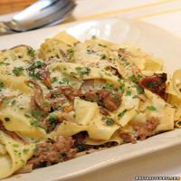 Pappardelle with Spicy Sausage and Mixed Wild Mushrooms_image