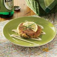 Herbed Cornmeal Crab Cakes image