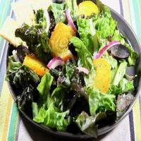 Red Leaf Lettuce Salad with Golden Beets and Grapes_image