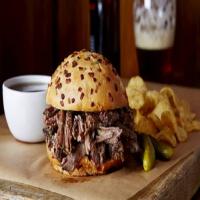 Slow-Cooker Hot Beef Sandwiches Au Jus image