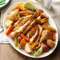 Slow-Roasted Chicken with Vegetables Recipe_image