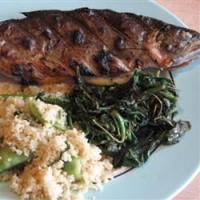 Trout with Fiddlehead Ferns_image