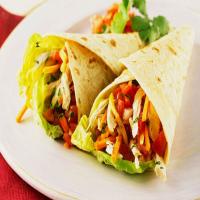 Chicken and Vegetable Wraps image