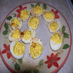 The Bestest Deviled Eggs Ever!! image