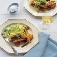 Roasted Pear and Shallot Salad With Sherry-Dijon Vinaigrette_image
