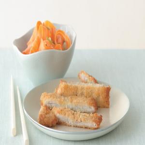 Pork Katsu with Quick Carrot Pickles image