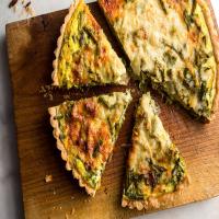 Roasted Asparagus and Scallion Quiche image