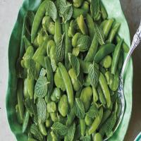 Fava Beans with Snap Peas and Mint image