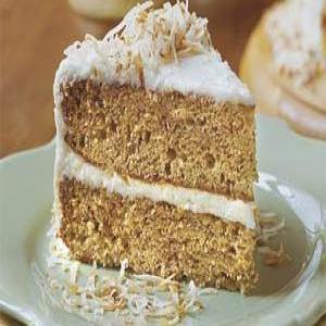 Decadent Banana Cake With Coconut-Cream Cheese Frosting_image