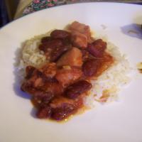 Red Beans and Rice With Ham and Chorizo image