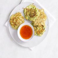 Courgette pancake fritters image