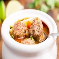 Keto Albondigas (Mexican Meatball) Soup_image