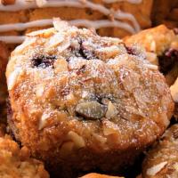 Blueberry-Almond Oat Muffins_image