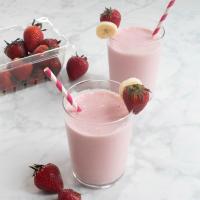 Strawberry Banana Yogurt Smoothie image