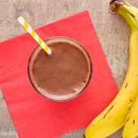 Chocolate-banana protein smoothie_image
