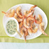 Salt-Roasted Shrimp with Scampi Dip image